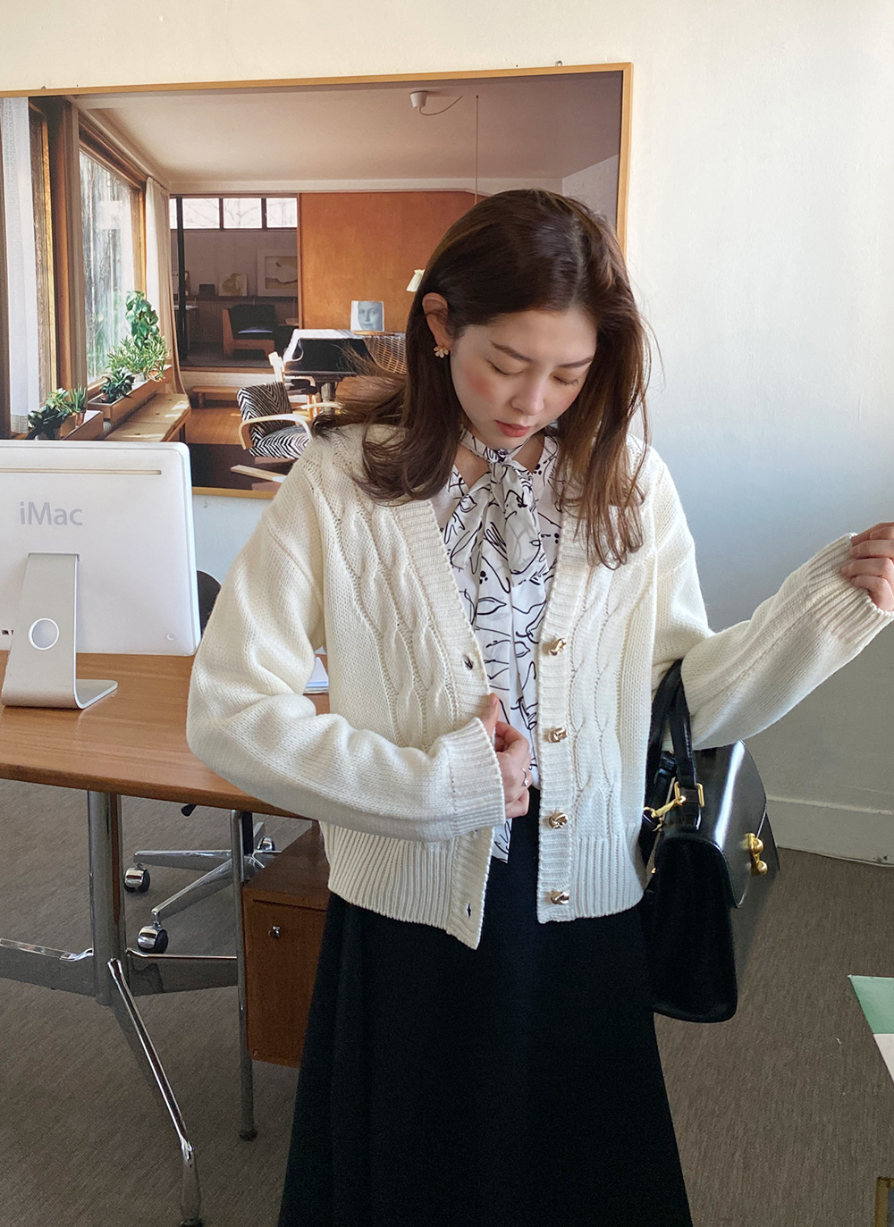 フラワーキュービックピアス・全2色 | DHOLIC | 詳細画像8