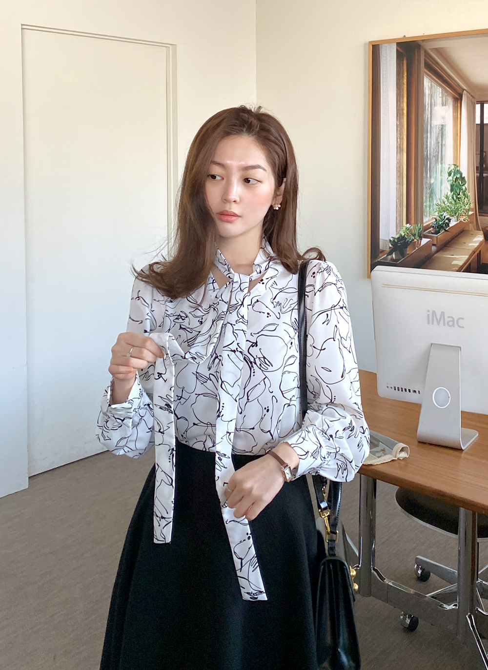 フラワーキュービックピアス・全2色 | DHOLIC | 詳細画像9