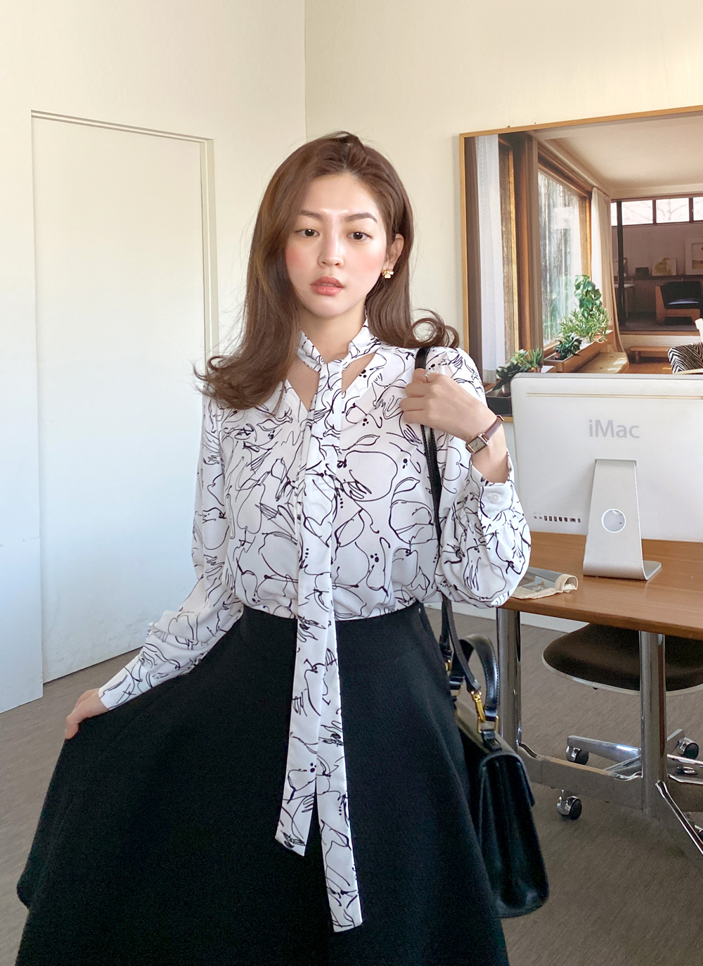 フラワーキュービックピアス・全2色 | DHOLIC | 詳細画像11