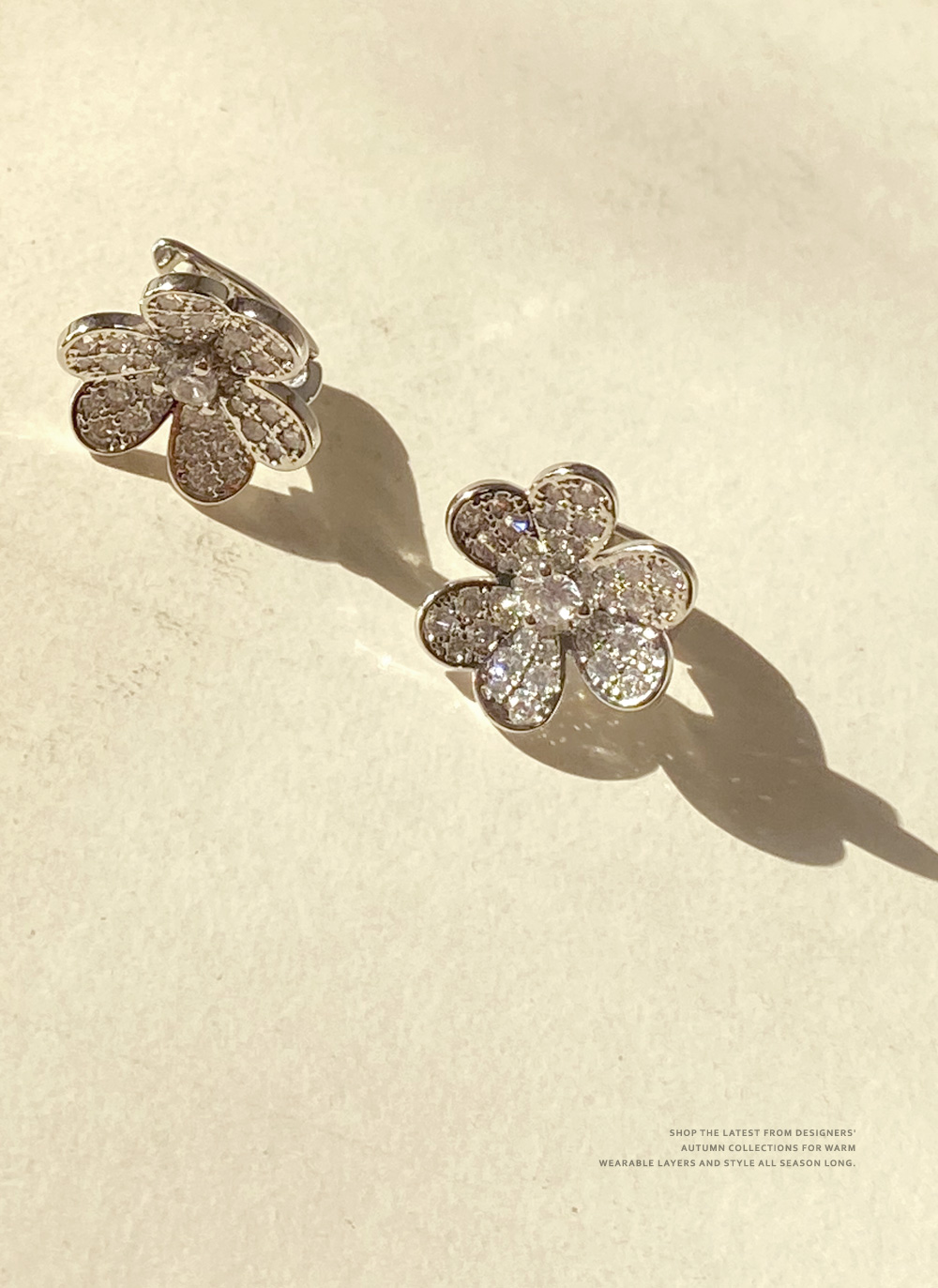 フラワーキュービックピアス・全2色 | DHOLIC | 詳細画像24