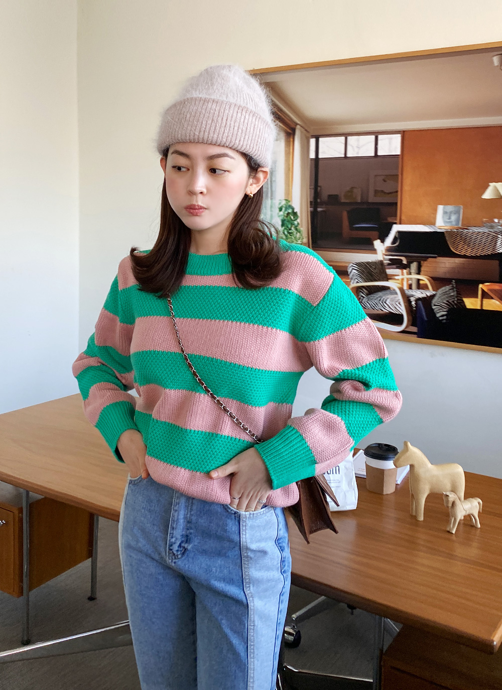 ボールドフープピアス・全2色 | DHOLIC | 詳細画像15