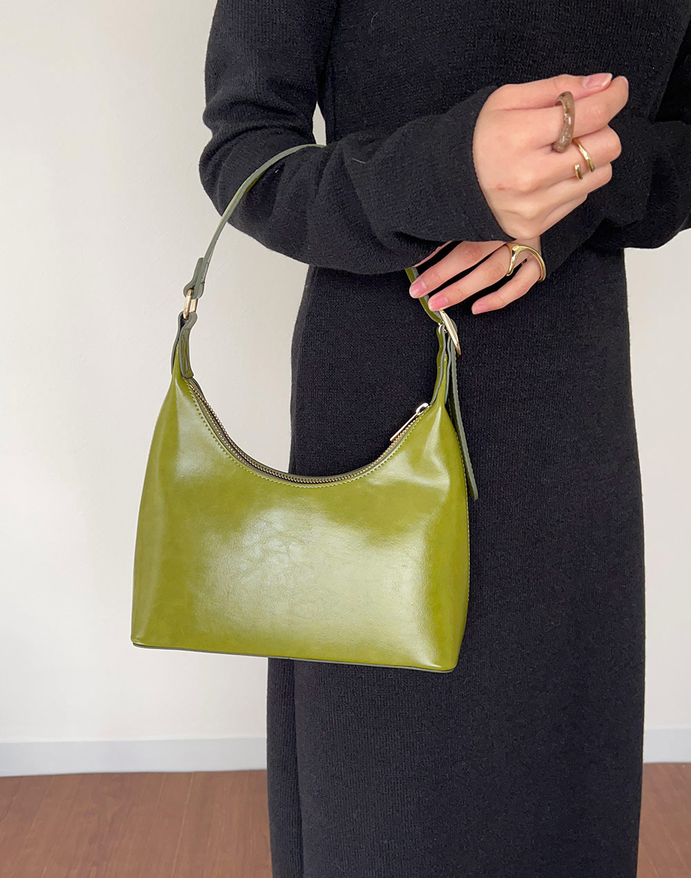 fake leather buckle bag | 詳細画像2