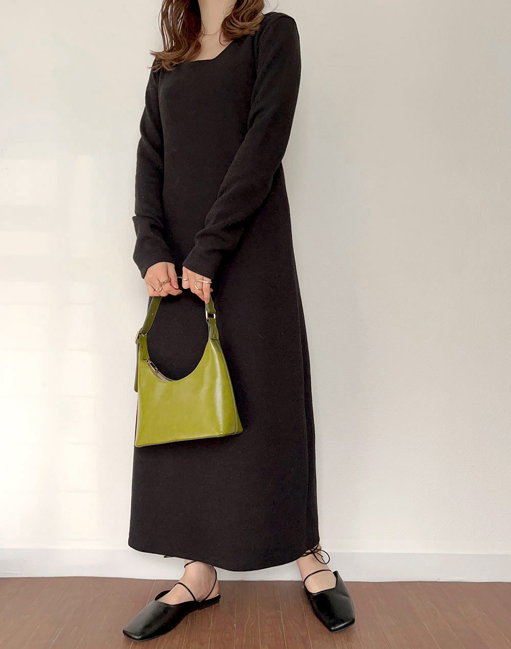 fake leather buckle bag | 詳細画像12