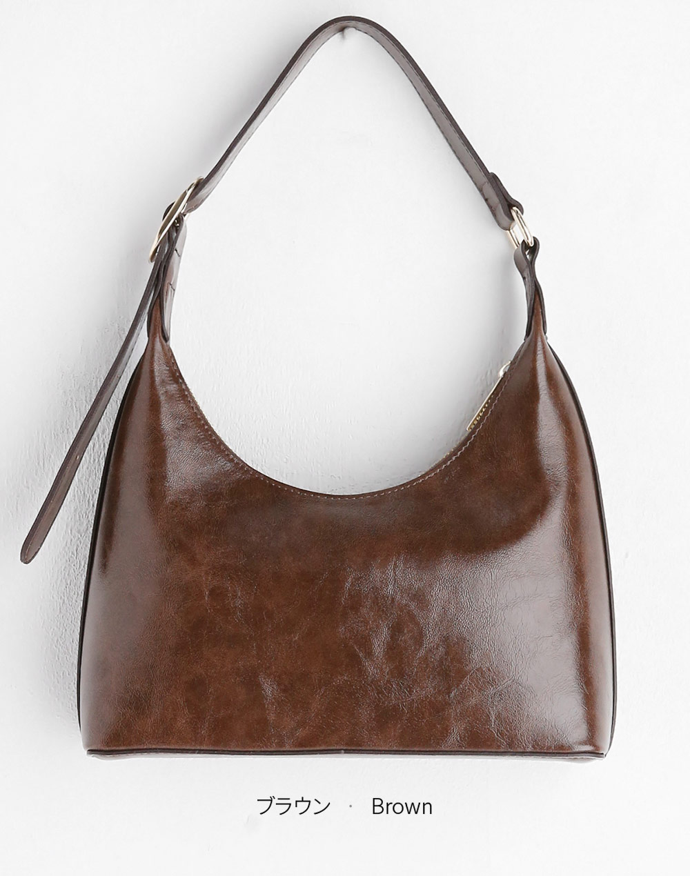 fake leather buckle bag | 詳細画像13