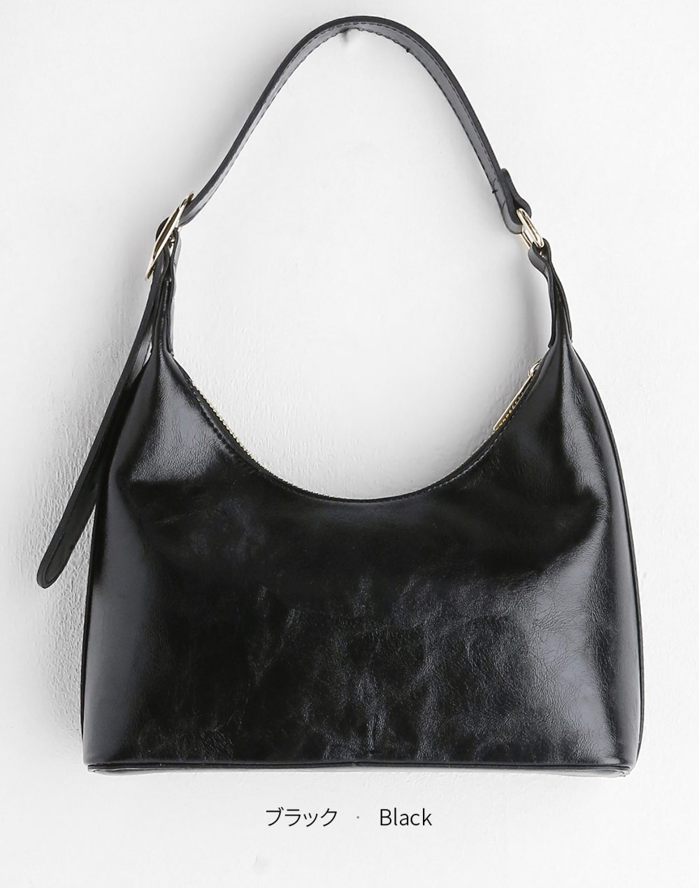 fake leather buckle bag | 詳細画像14