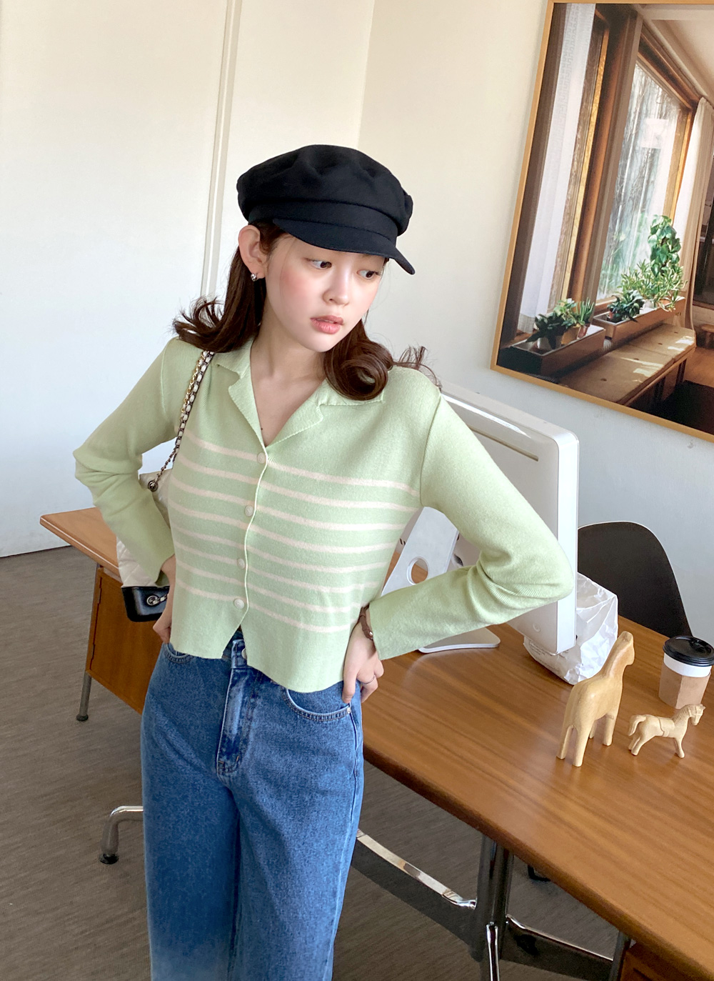 グラデーションデニムパンツ・全1色 | レディースファッション通販