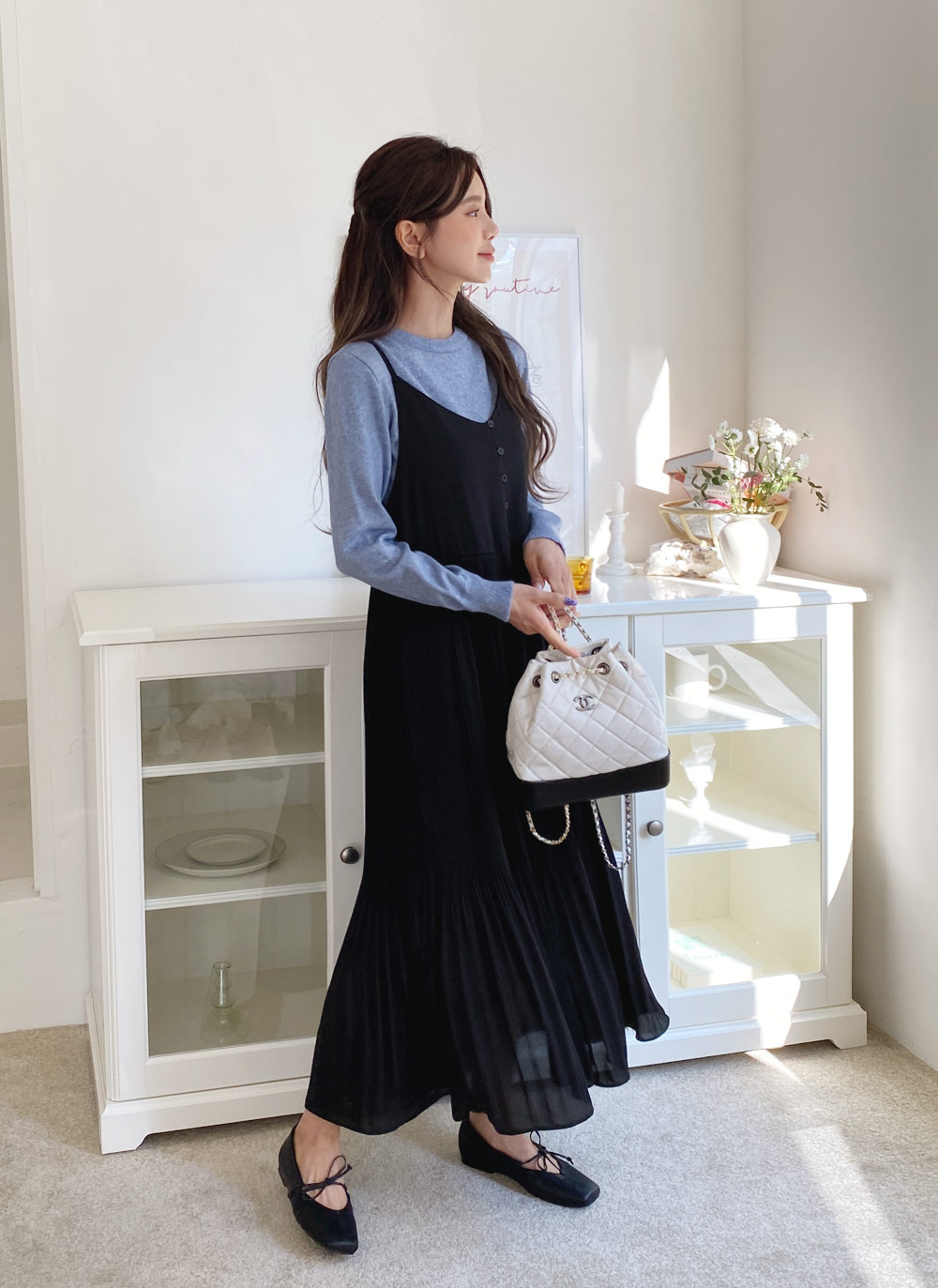 新品未使用】Maison de Reefur リボン付きフラットシューズ