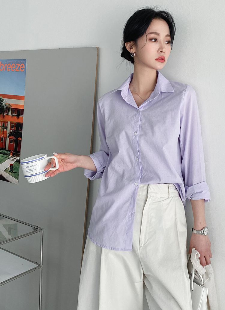 7colorsコットンシャツ P ブラウス シャツ レディースファッション通販 Dholic ディーホリック