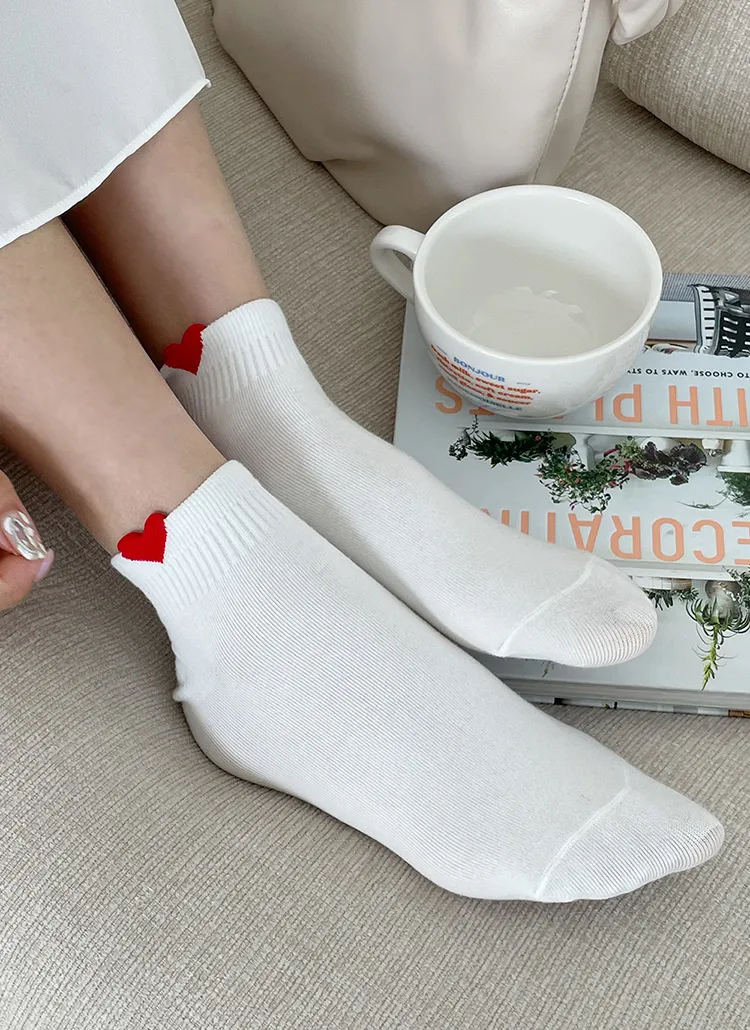 ハートポイントソックス・全4色 | DHOLIC | 詳細画像1