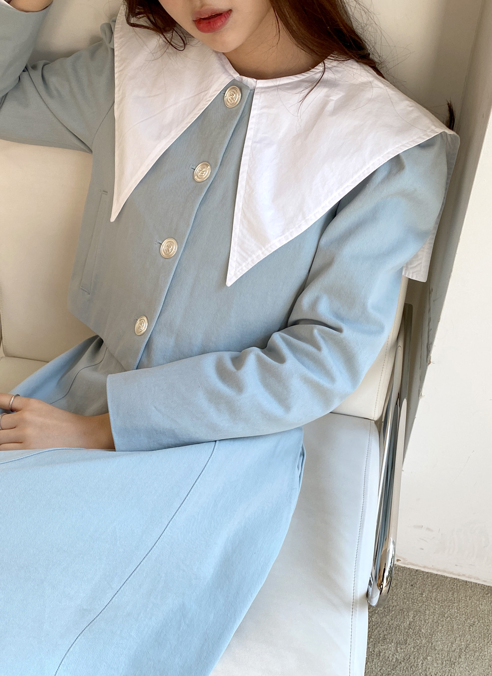 パフボタンジャケット&フレアロングスカートSET・全2色 | DHOLIC | 詳細画像20