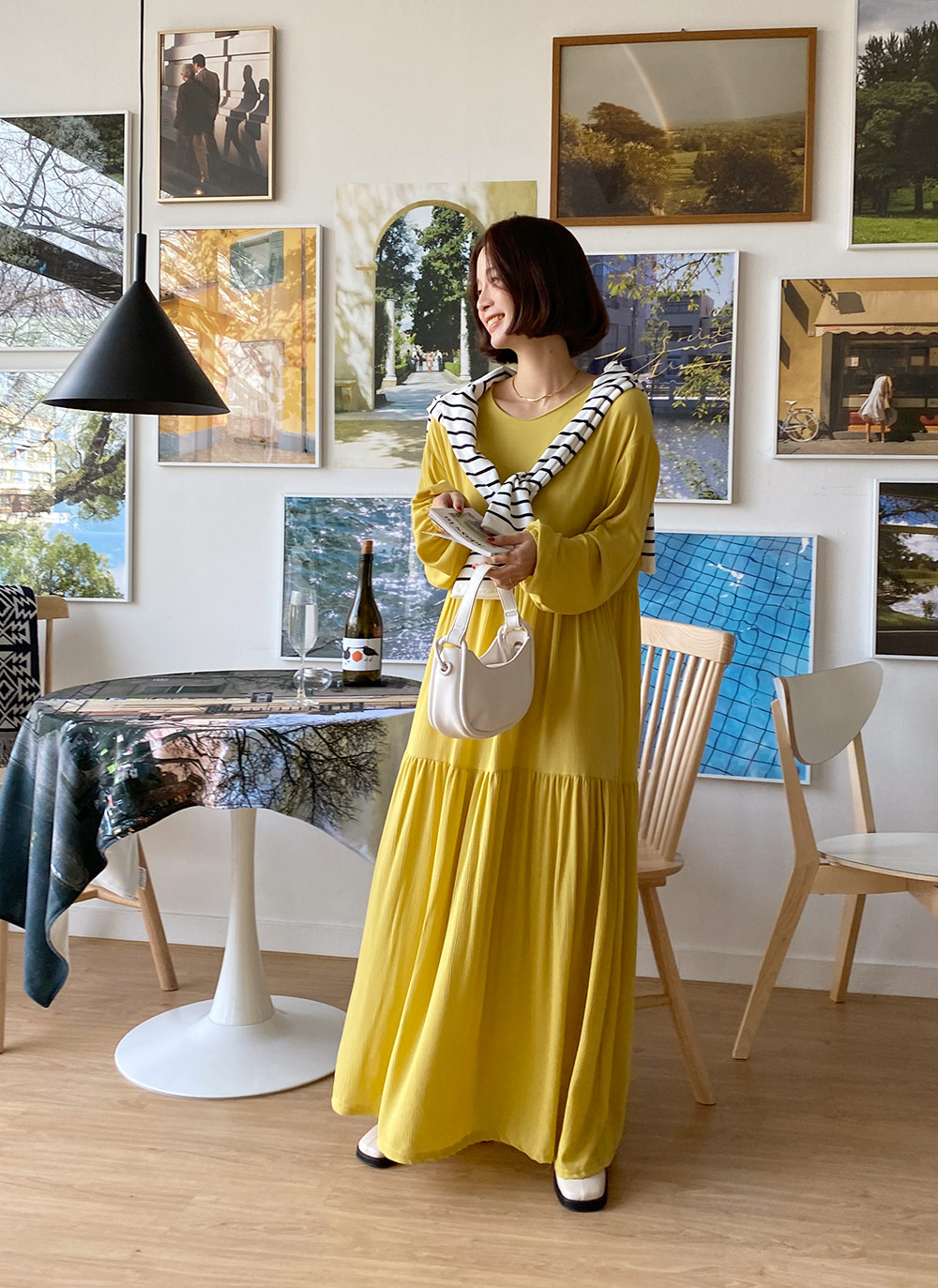 ディホリック　ティアードワンピース