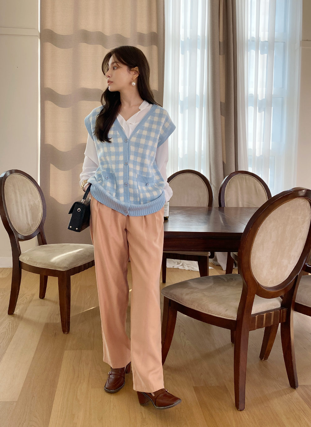 【新品・タグ付き】ADORE ツィーディーニットベスト チェックニットベスト・全4色 | レディースファッション通販 - DHOLIC