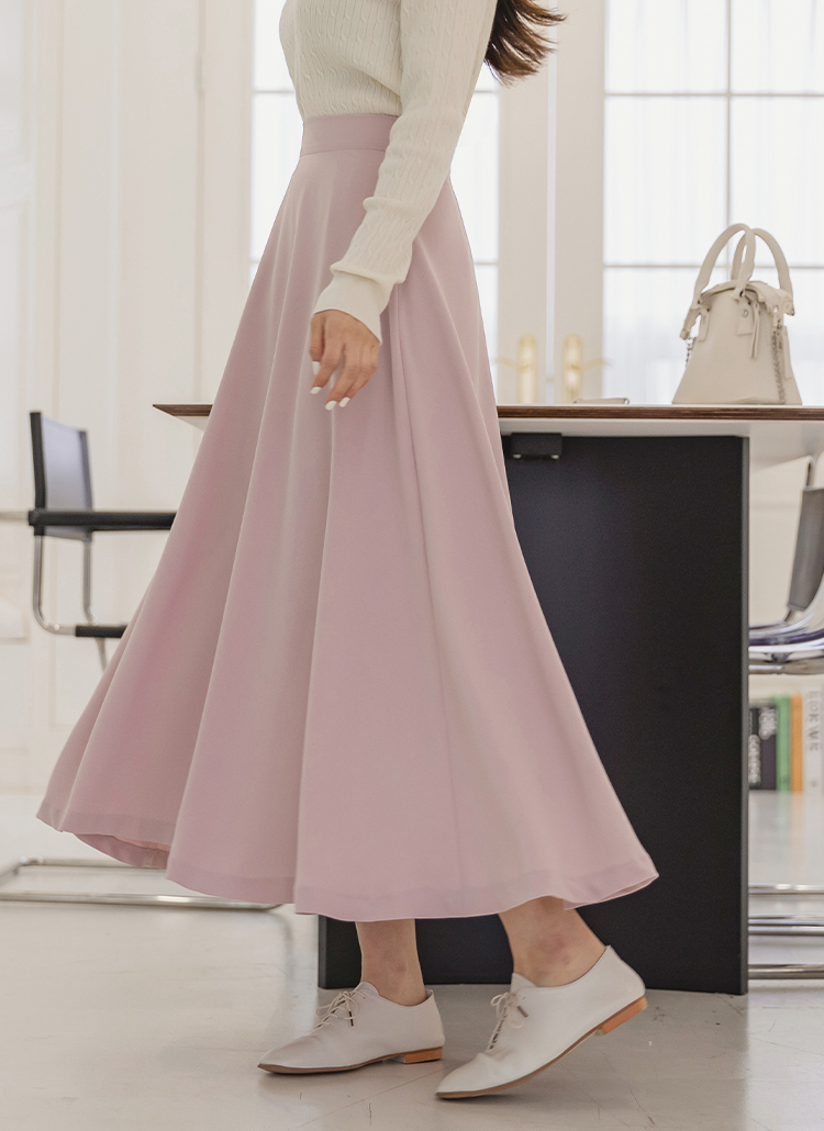 バックファスナーフレアスカート | レディースファッション通販 - DHOLIC