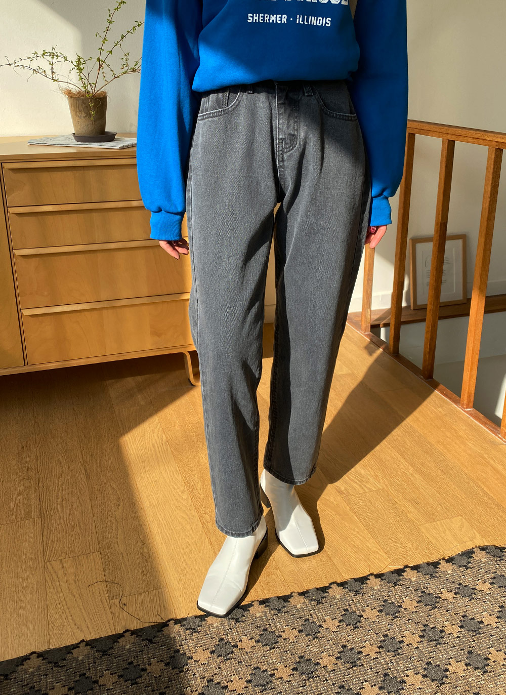 ストレートデニムパンツ・全2色 | レディースファッション通販