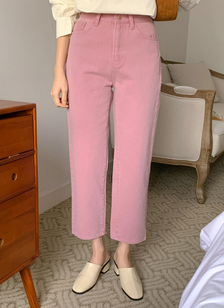 コットン綿ストレートピンクパンツ春夏秋冬 パンツ ストレート Lindashop リンダショップ ファッション総合通販 Dholic