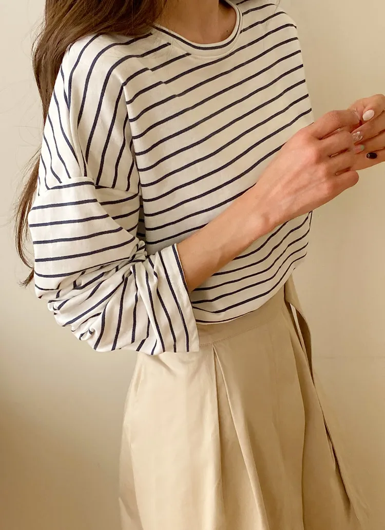 ルーズボーダーTシャツ | DHOLIC | 詳細画像1