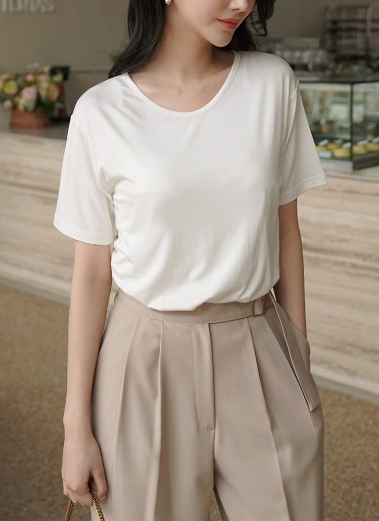 Uネックルーズ半袖tシャツ レディースファッション通販 Dholic Uネックルーズ半袖tシャツ レディースファッション通販 Dholic