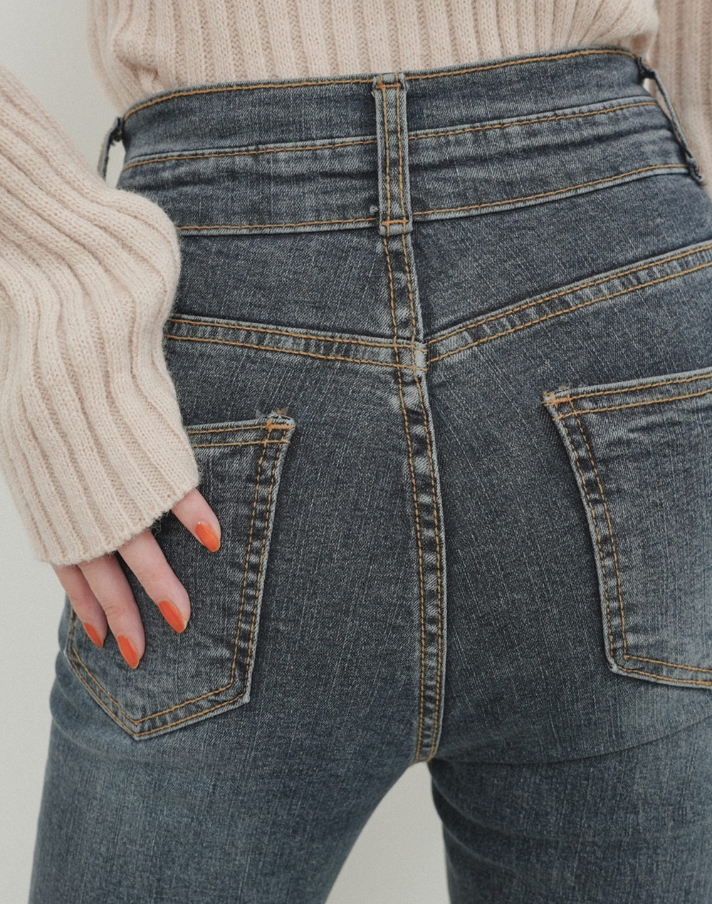 front cut-off denim | 詳細画像18