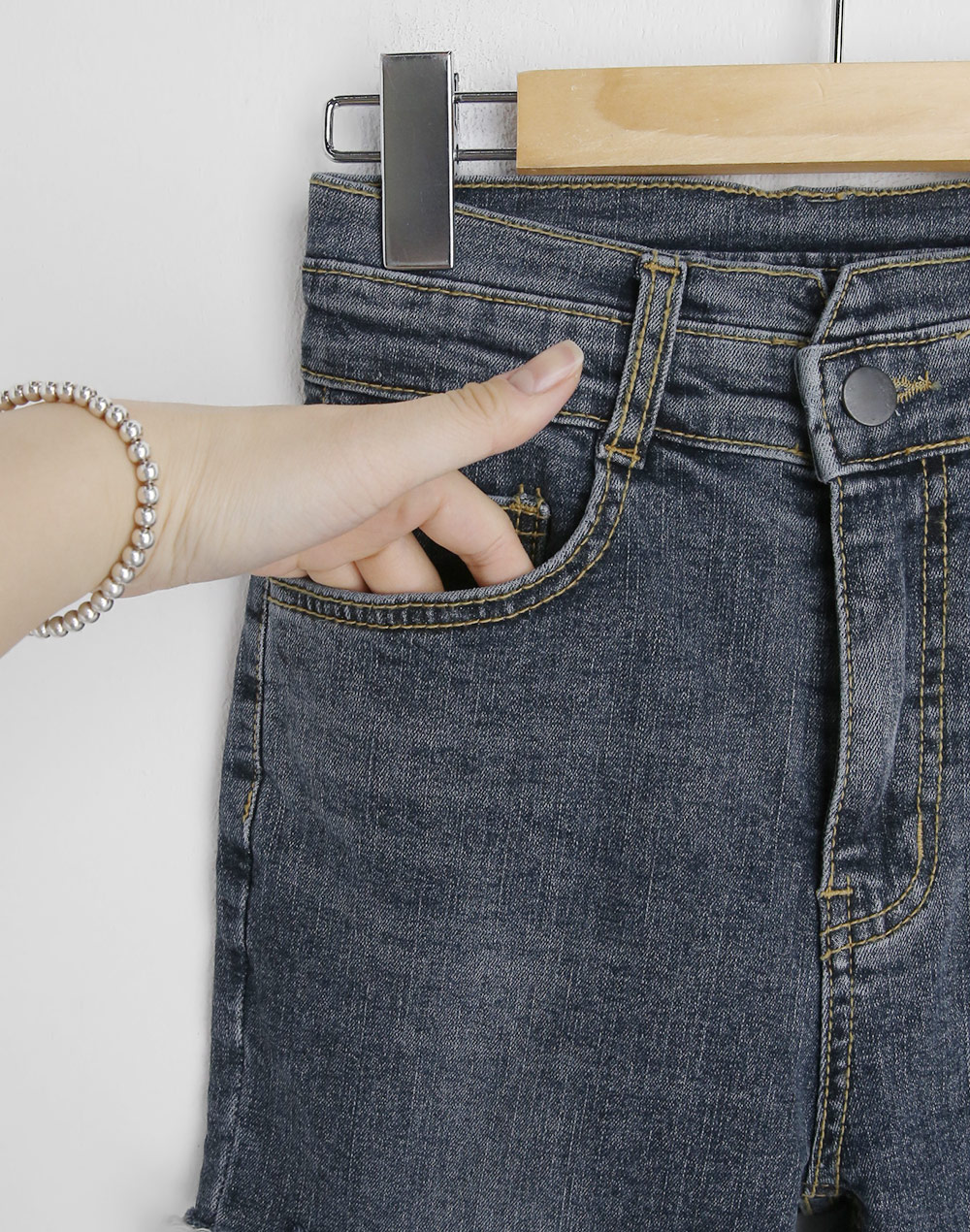 front cut-off denim | 詳細画像22