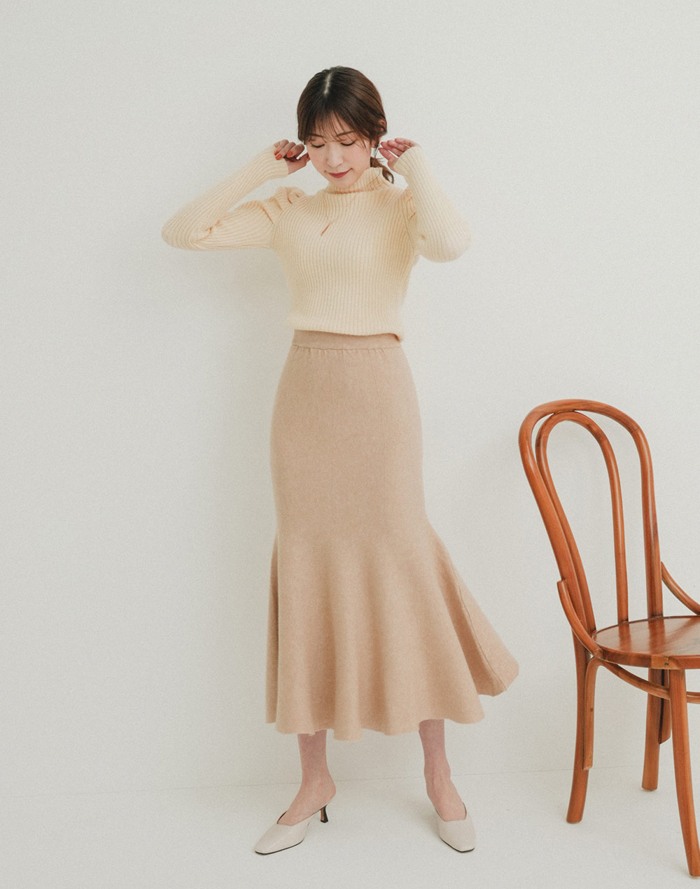 mermaid knit skirt | 詳細画像5