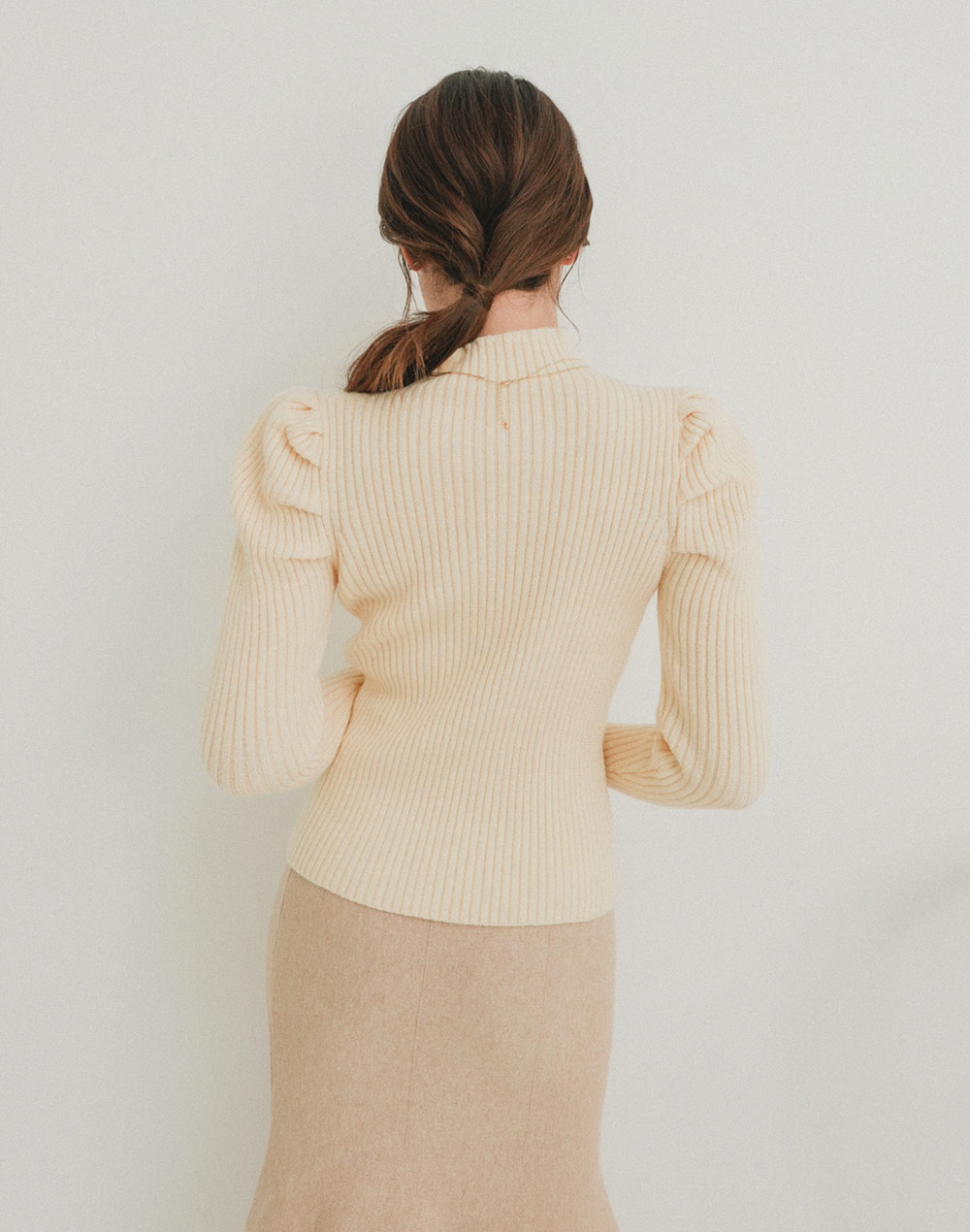 power shoulder knit | 詳細画像6