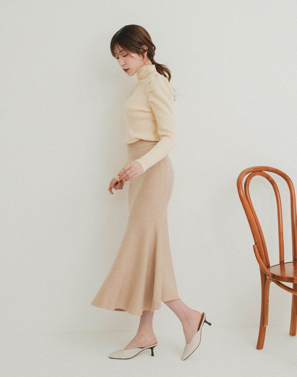 power shoulder knit | 詳細画像12