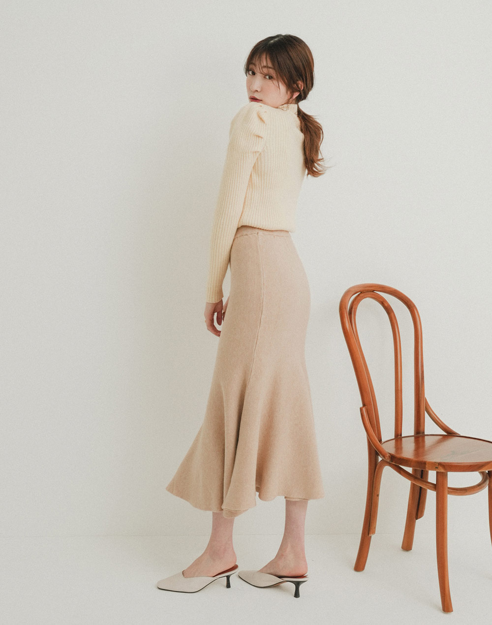 power shoulder knit | 詳細画像14