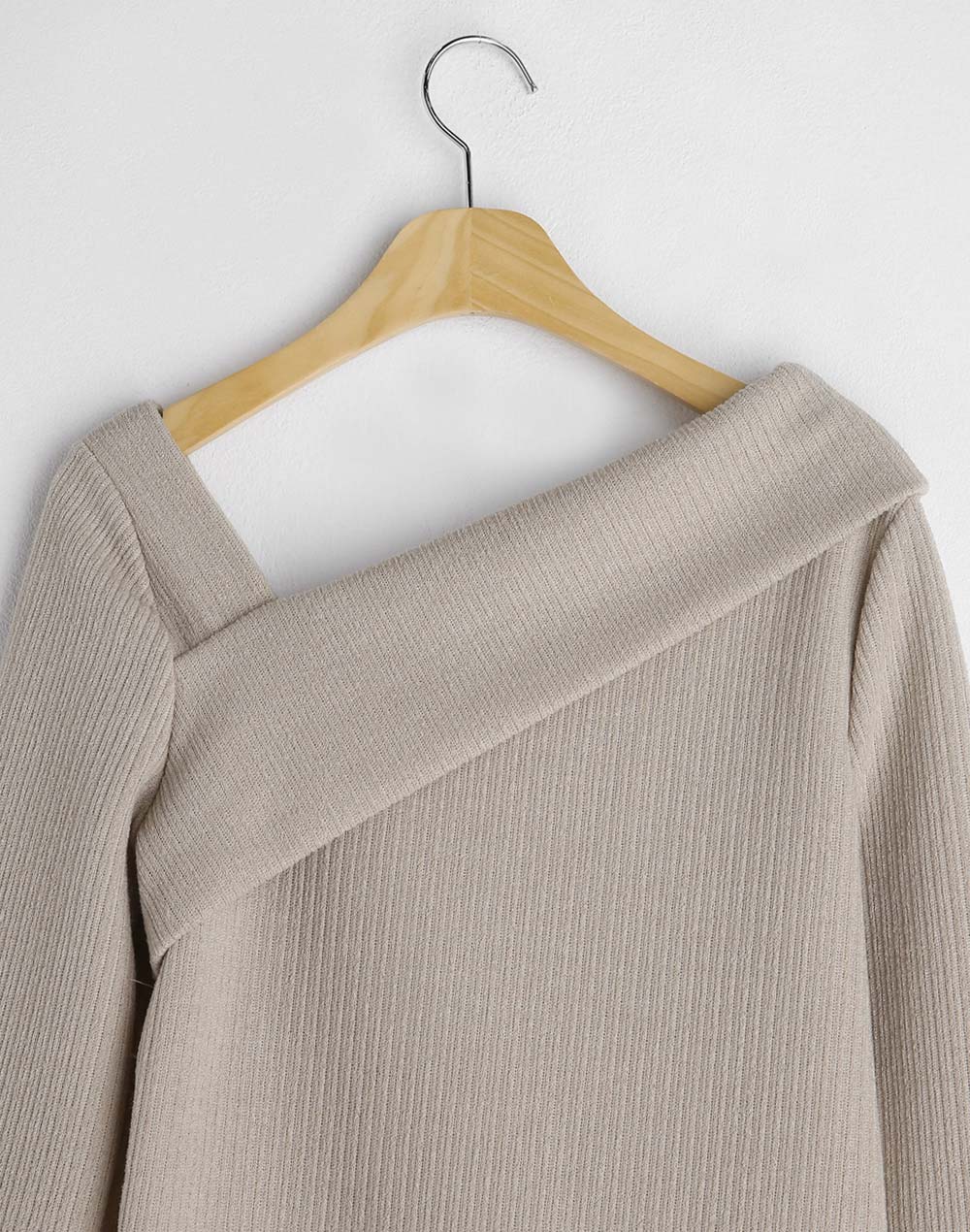 unbalance neck T-shirt | 詳細画像25