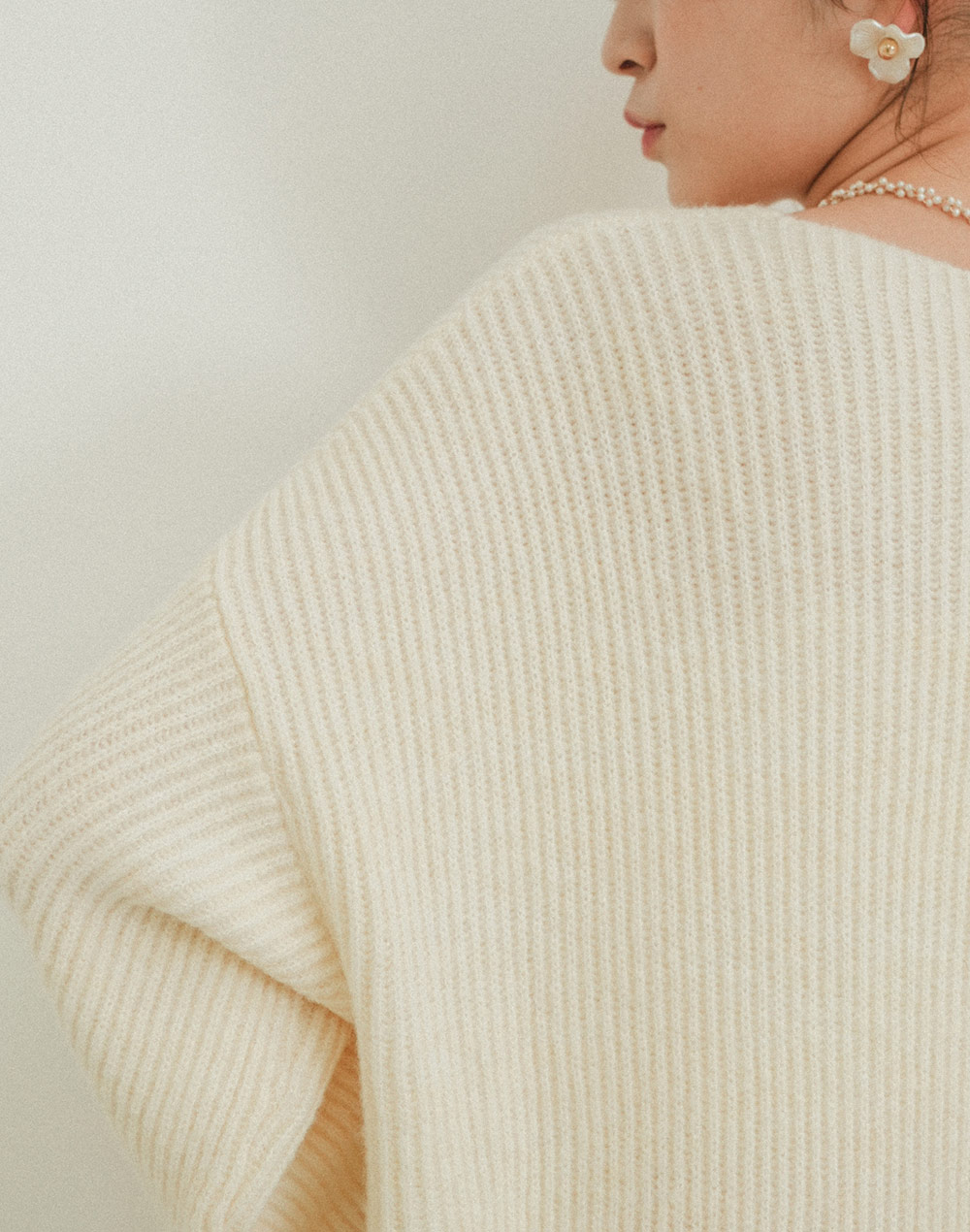 Vneck knit onepiece | 詳細画像20