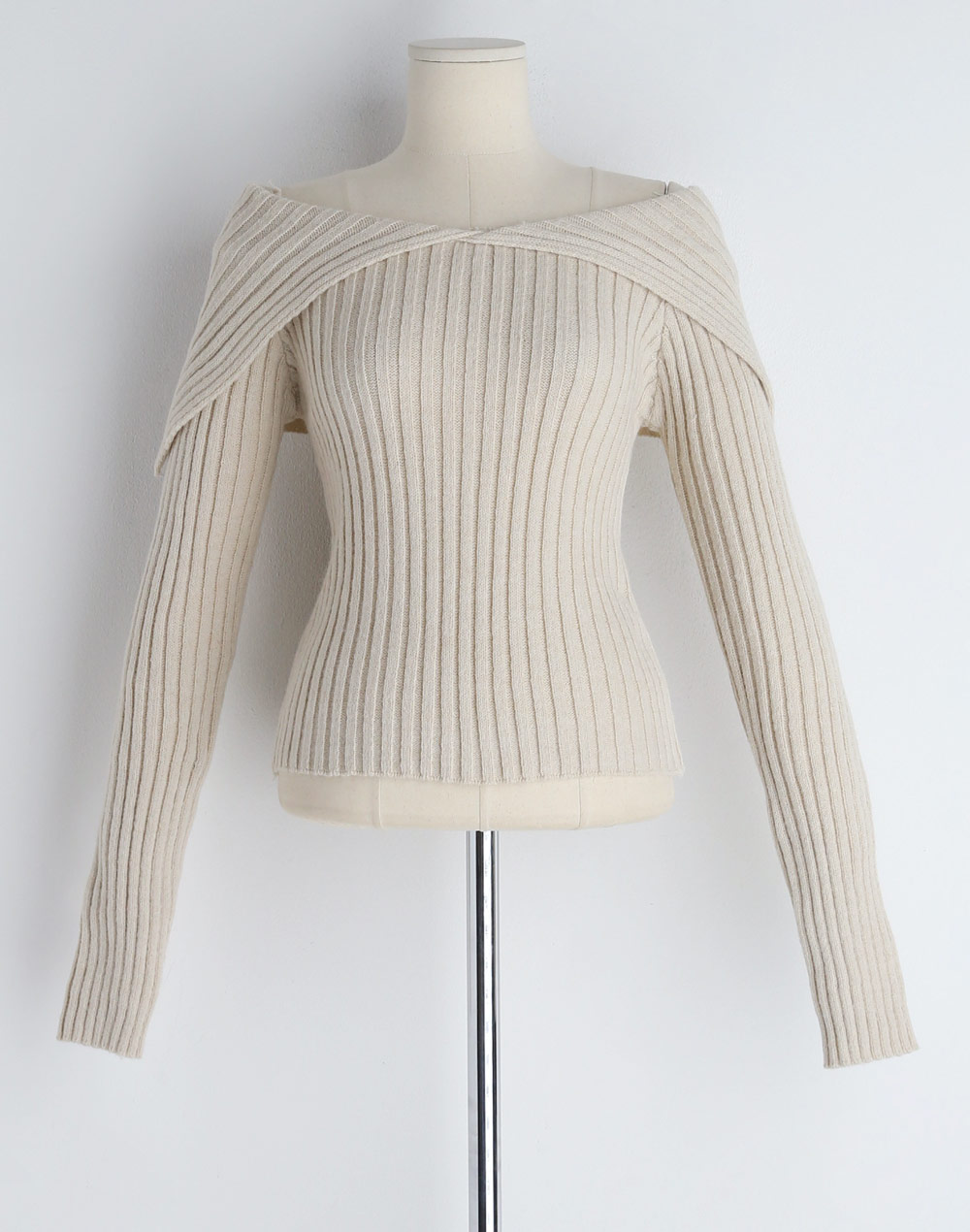 collar rib knit | 詳細画像20