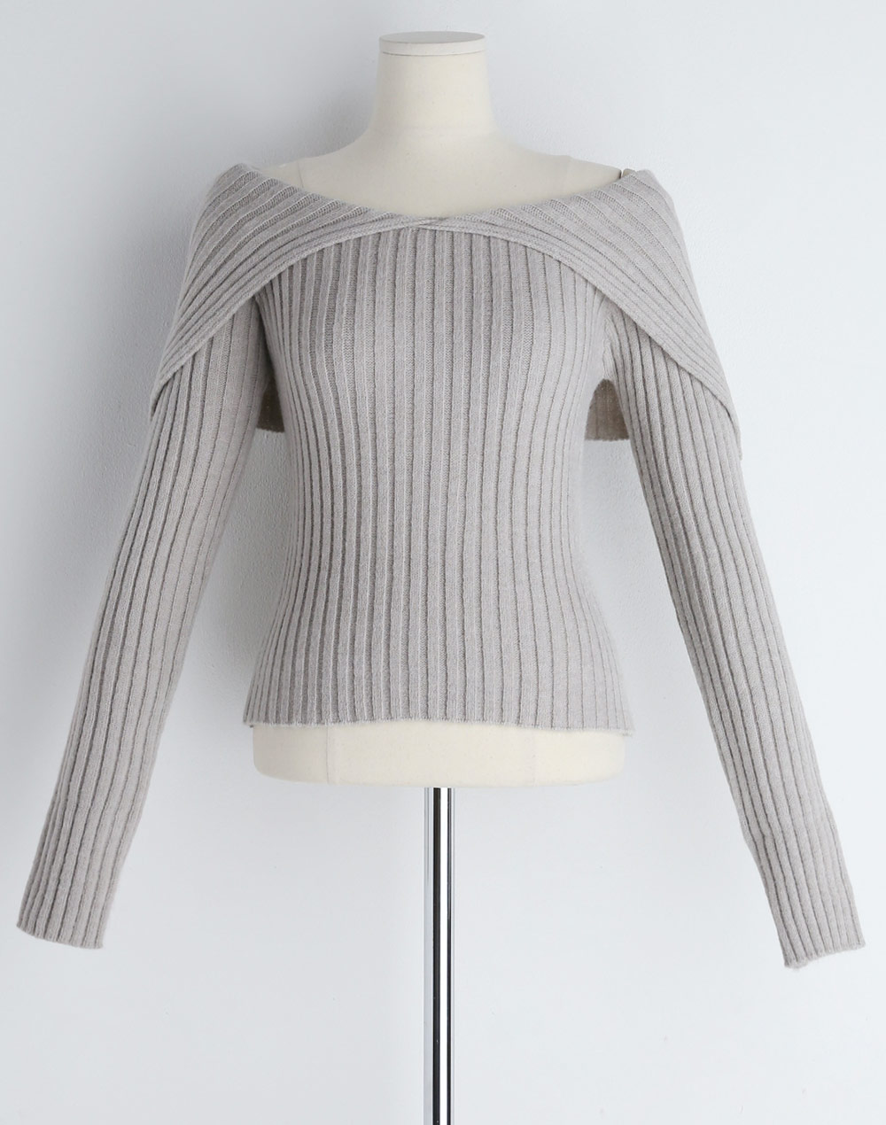collar rib knit | 詳細画像21