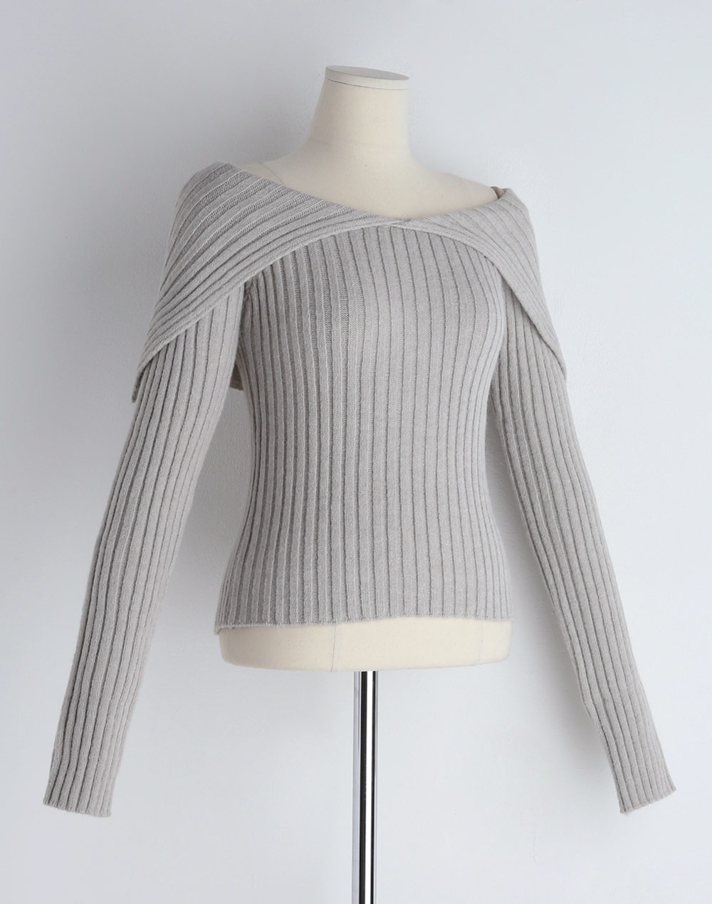collar rib knit | 詳細画像22
