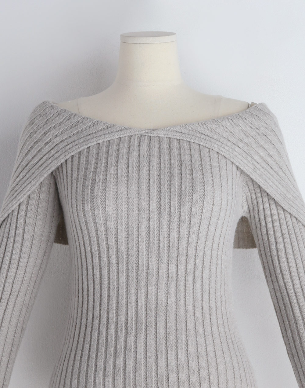 collar rib knit | 詳細画像23