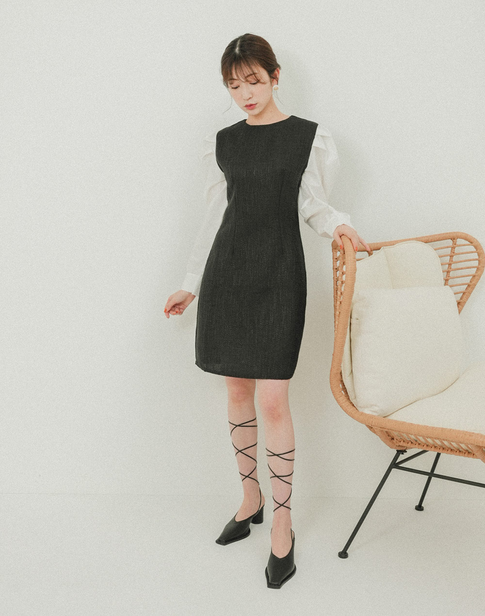 puff sleeve onepiece | 詳細画像5