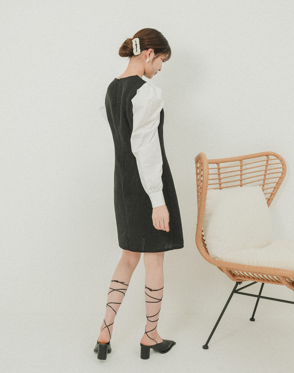 puff sleeve onepiece | 詳細画像10