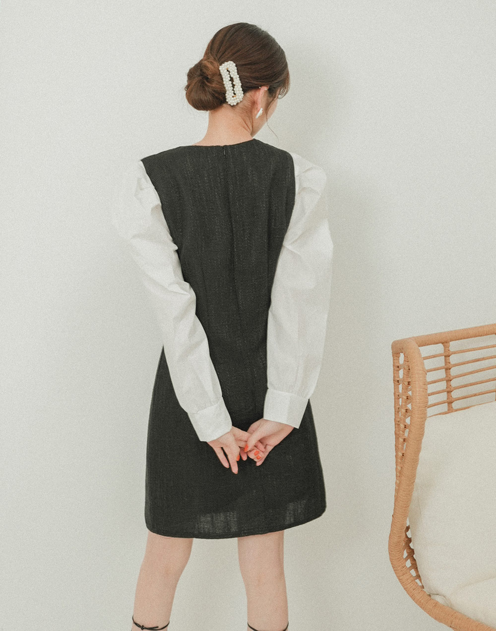 puff sleeve onepiece | 詳細画像12