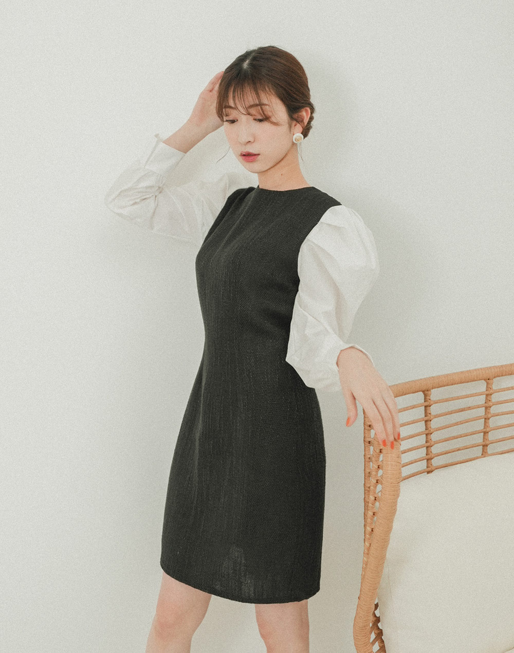 puff sleeve onepiece | 詳細画像13