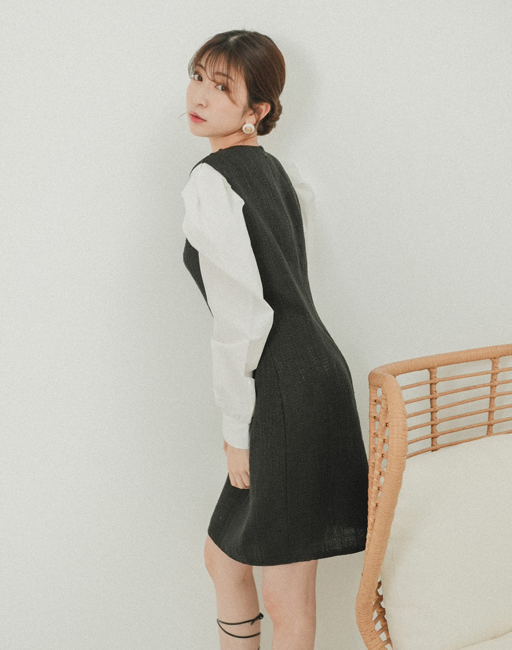 puff sleeve onepiece | 詳細画像14