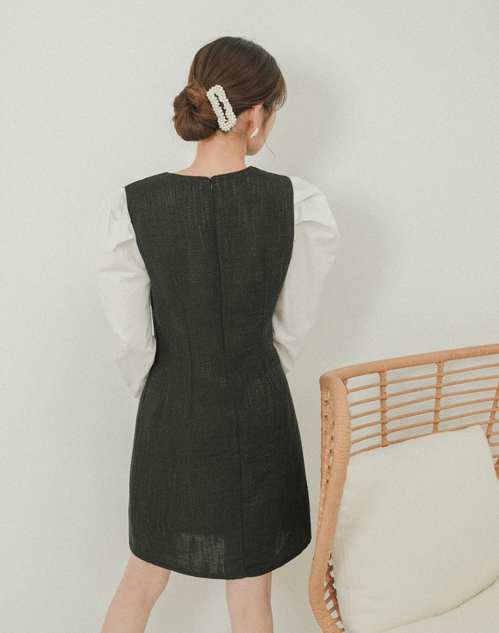 puff sleeve onepiece | 詳細画像15