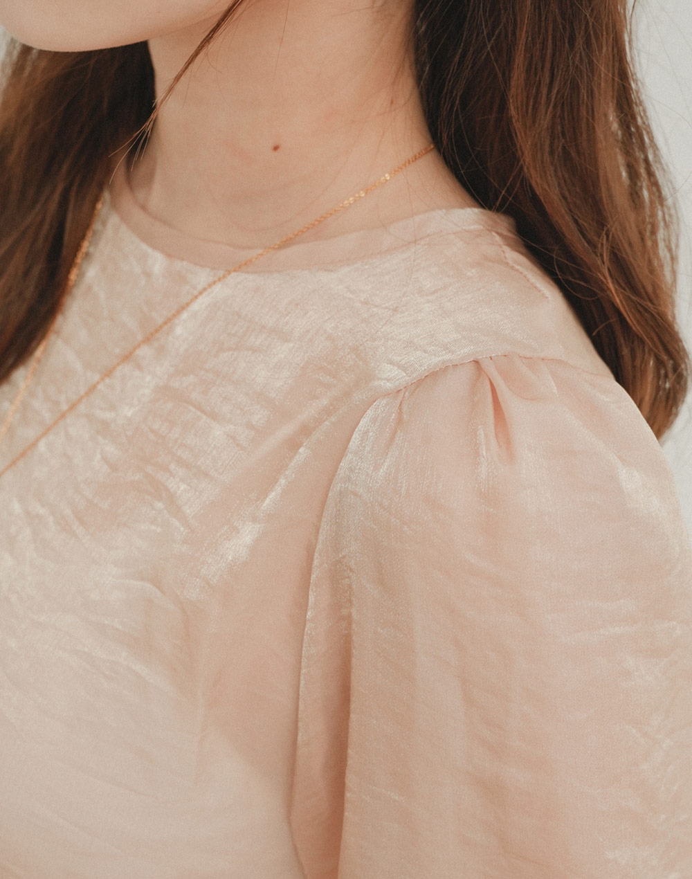 glossy sheer blouse | 詳細画像14