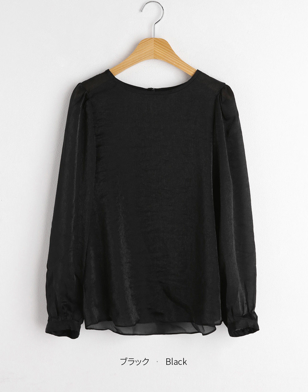 glossy sheer blouse | 詳細画像21