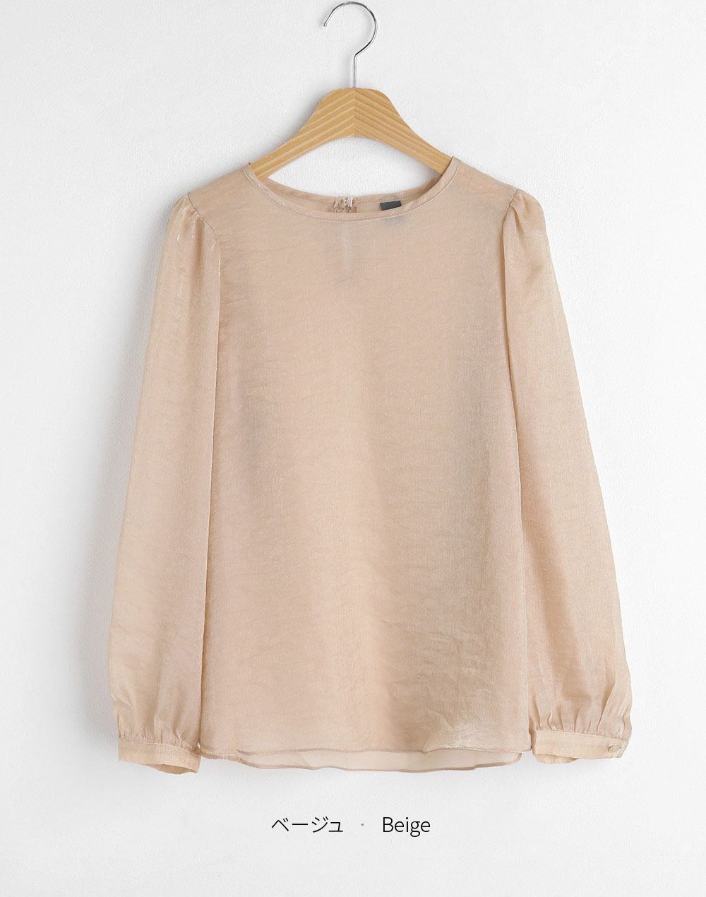 glossy sheer blouse | 詳細画像22