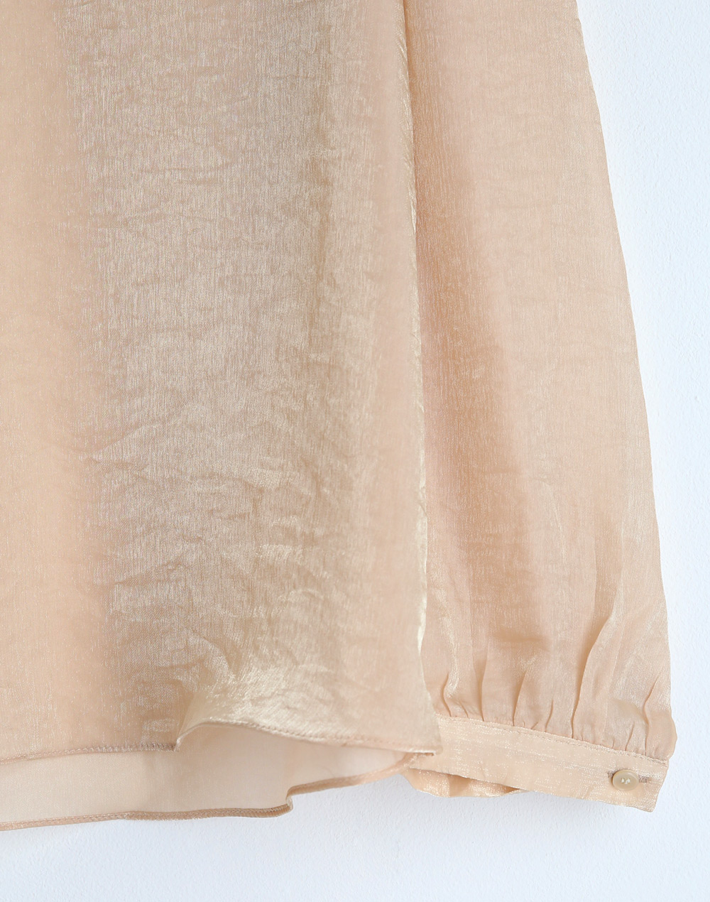 glossy sheer blouse | 詳細画像24