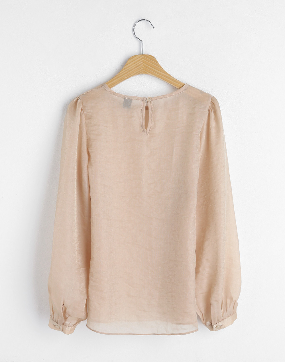 glossy sheer blouse | 詳細画像25