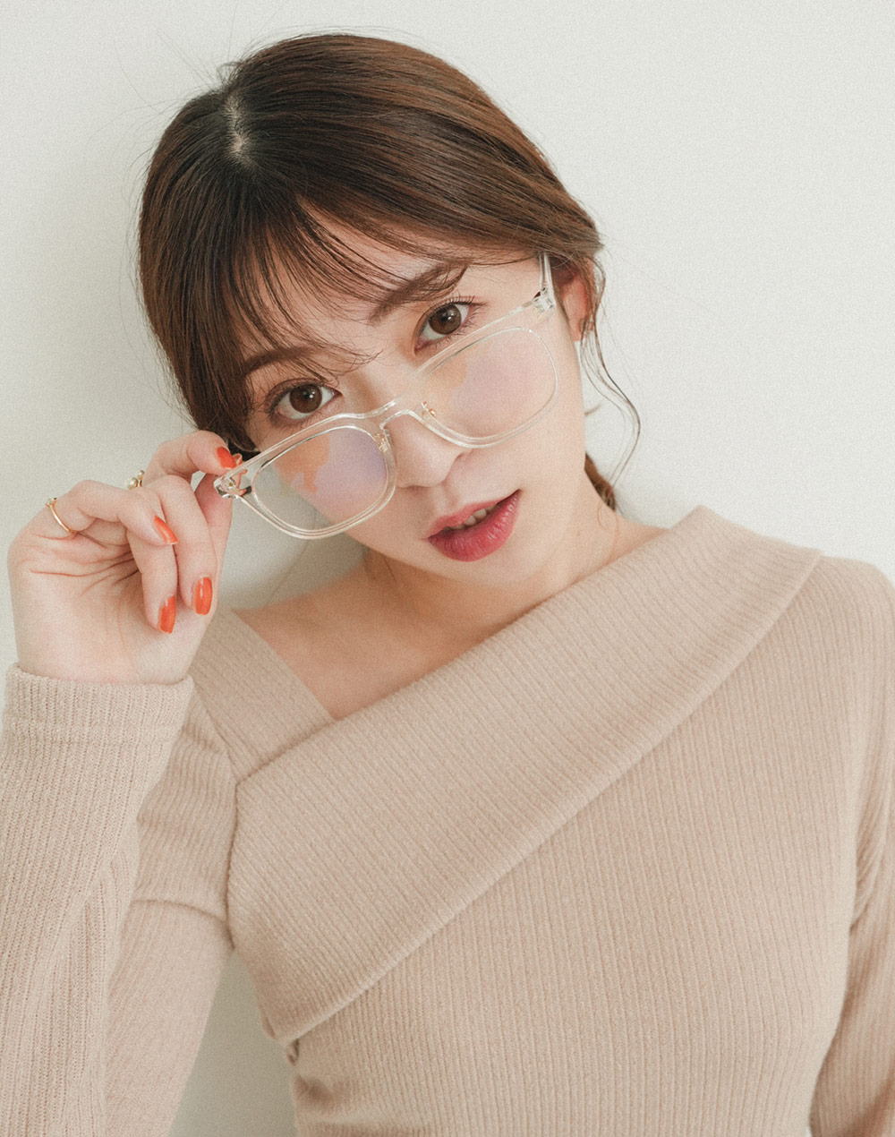 square frame glasses | 詳細画像3