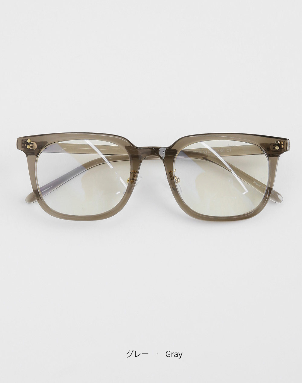 square frame glasses | 詳細画像14