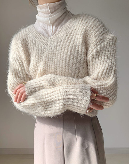 huwa shaggy knit（トップス/ニット）| pechu___pepe | 東京ガールズマーケット