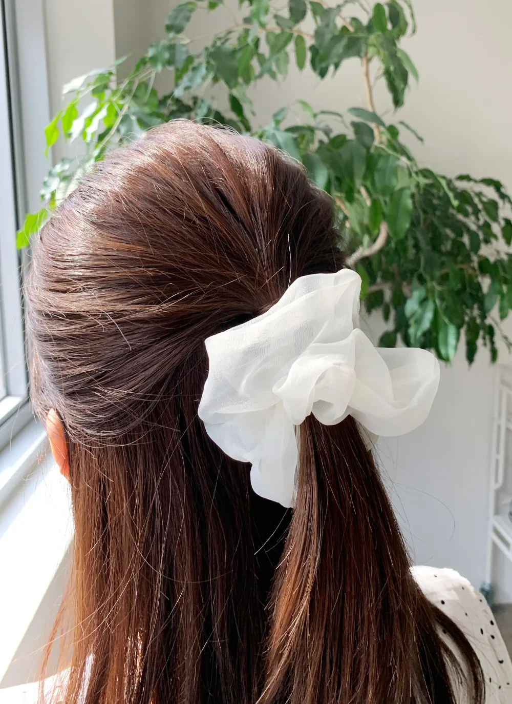 ハンドメイド シュシュ 5909（ストレッチシフォン） 目覚める 