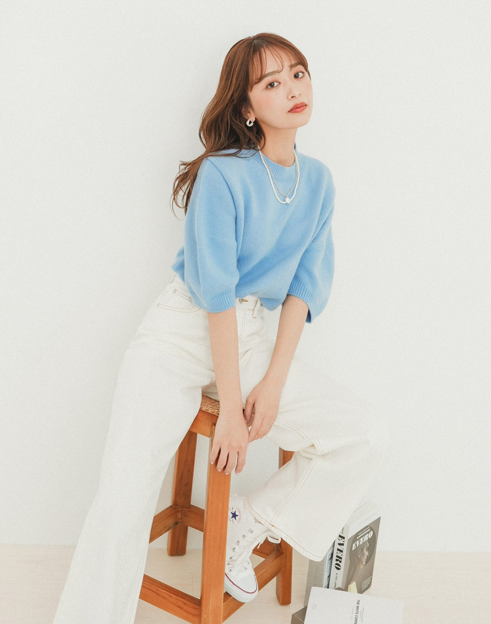 half puff sleeve knit | 詳細画像4