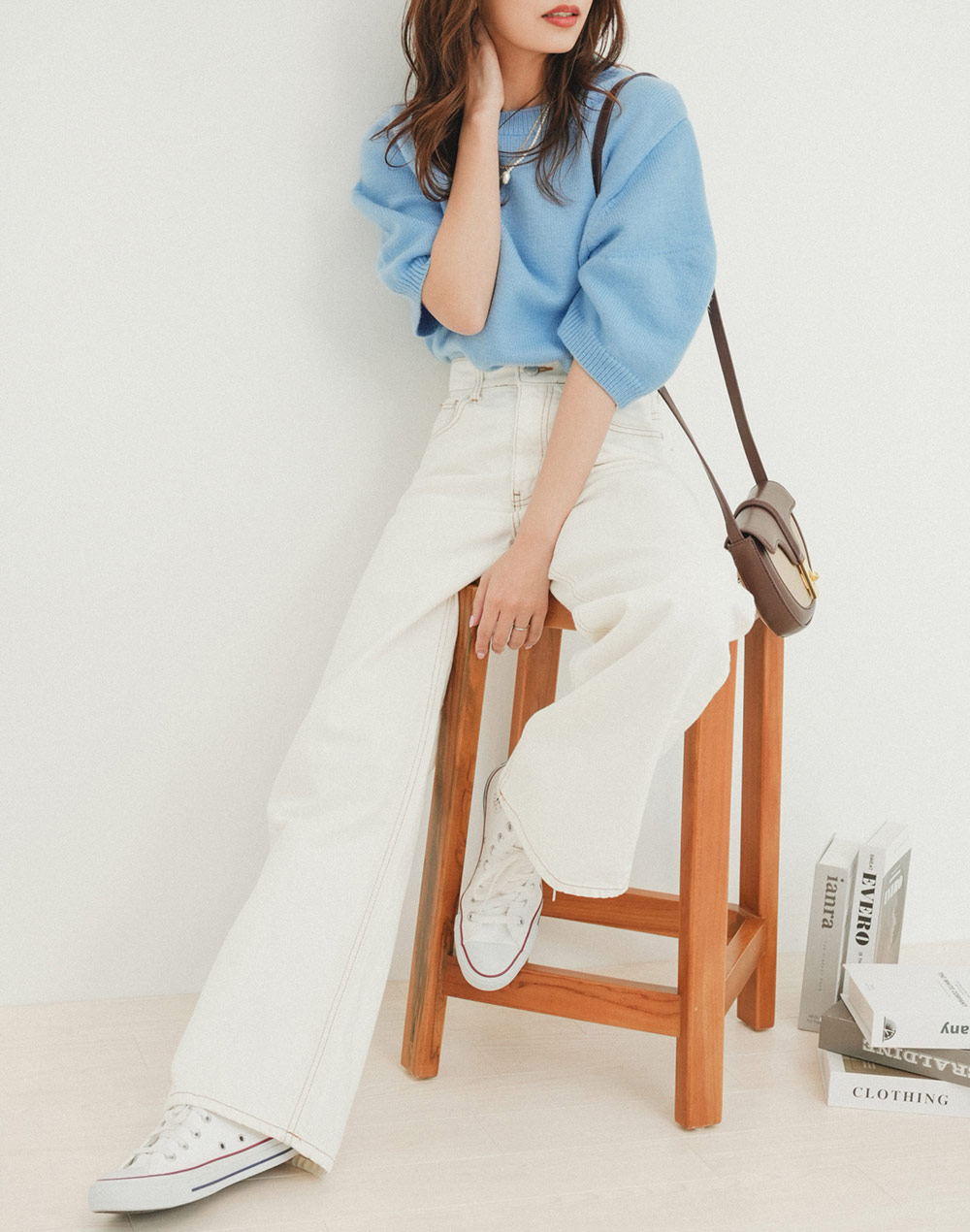 half puff sleeve knit | 詳細画像7